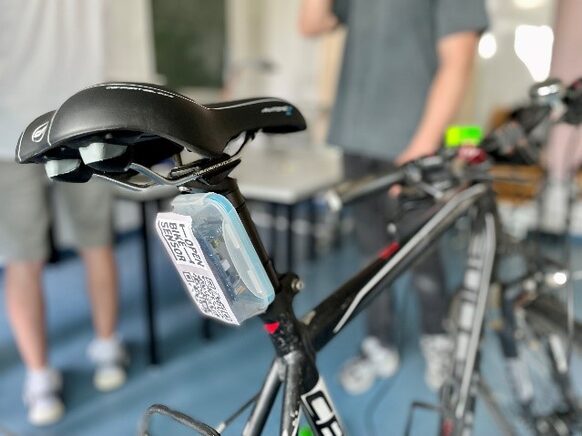 A bike with an Open Bike Sensor.