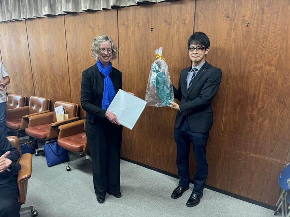 Deputy Mayor Unterseh with the Deputy Mayor of the City of Takamatsu, Mr. Nakabayashi