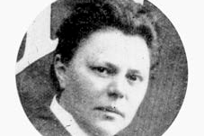 Historisches Porträtfoto: Die Bonnerin Johanna Elberskirchen (aus der Zeitschrift ‚Kinderheil‘ von 1905; CC BY-SA 3.0)