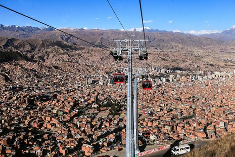 La Paz'daki Seilbahn